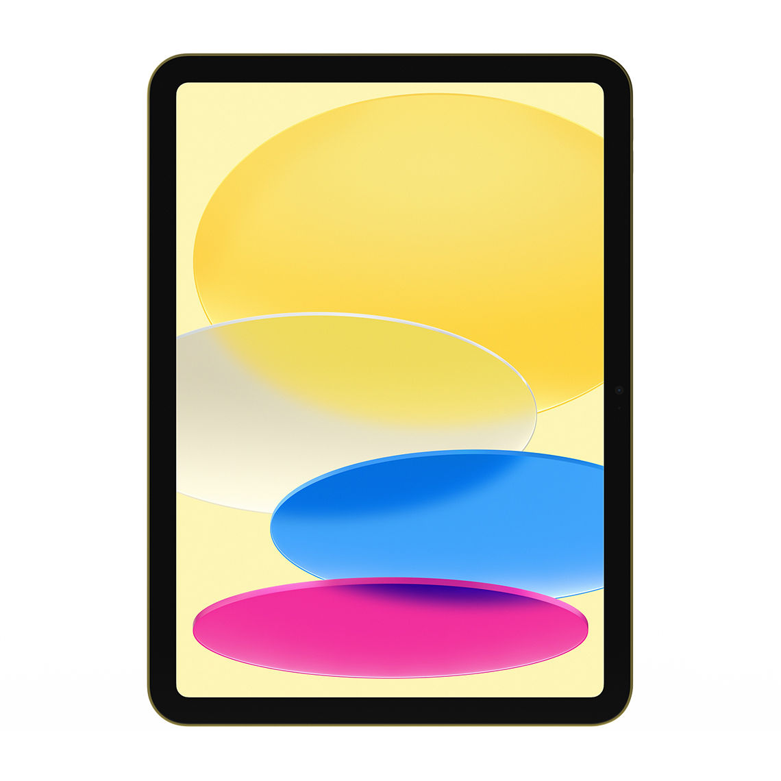 Apple iPad yellow front view