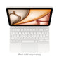 Apple Magic Keyboard for iPad Air 11-inch English layout white top view