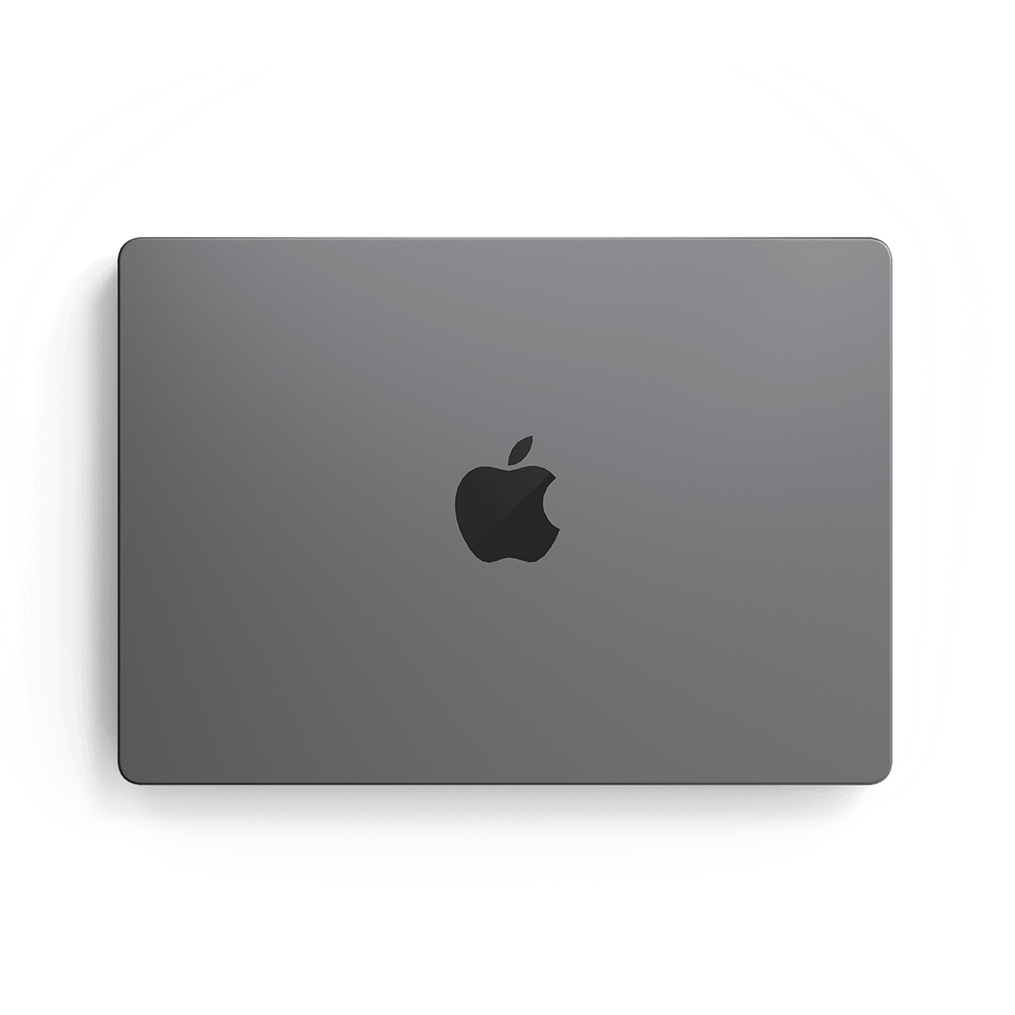 Apple MacBook Pro 14-inch M3 space gray closed top view