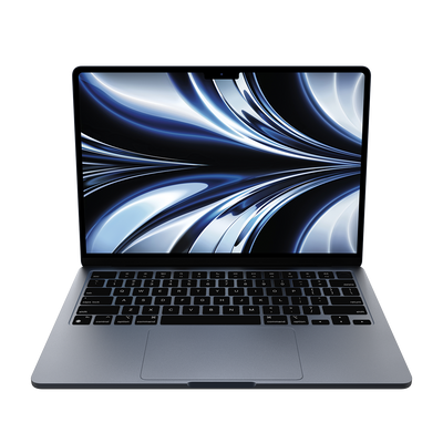 Apple 13-inch MacBook Air M2 midnight front view