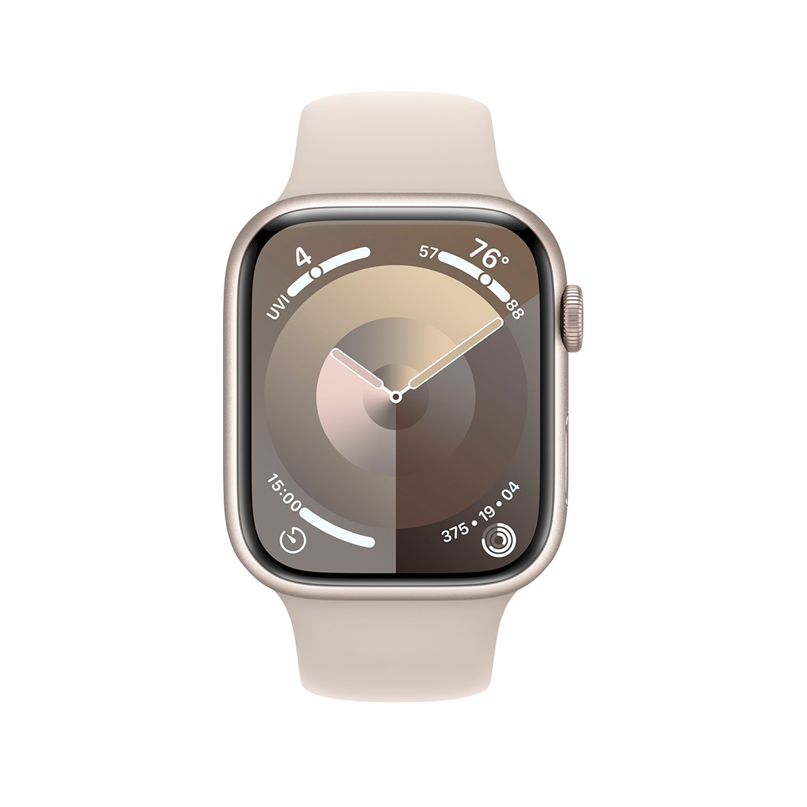 Apple Watch Series 9 41mm GPS + Cellular - Starlight w/ M/L Starlight Sports Band, Open Box