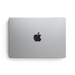 Apple MacBook Pro 14-inch M3 silver closed top view