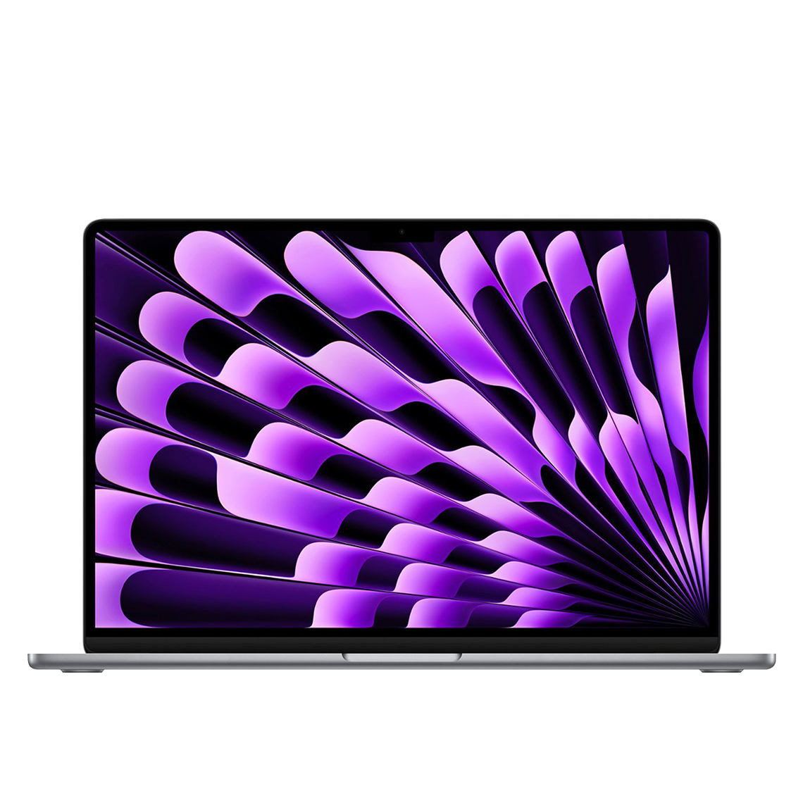 Apple 15-inch MacBook Air space gray front view