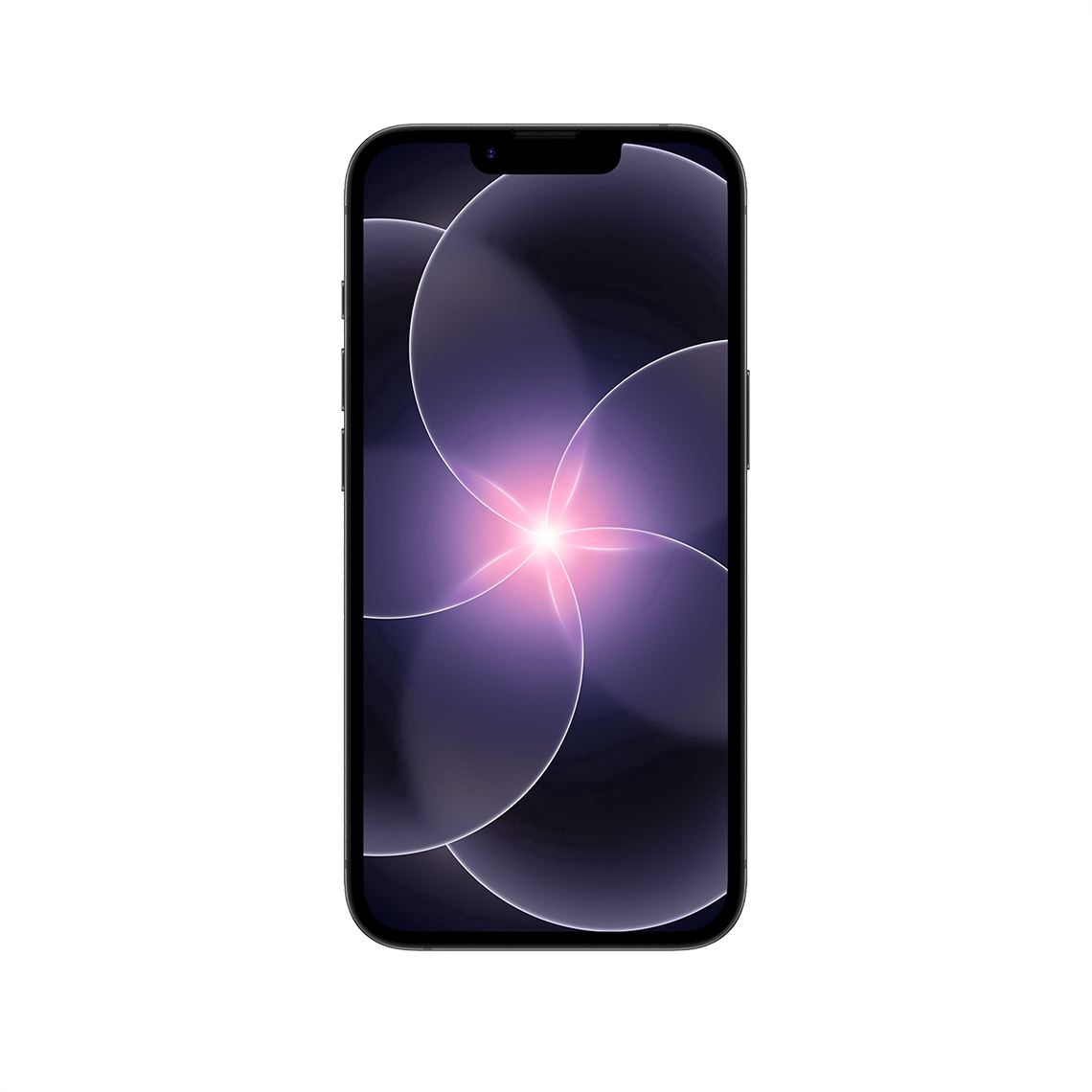 The Apple iPhone 17e black color front view