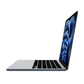 Apple 13-inch MacBook Air M4 midnight opened right side view