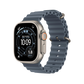 Apple Watch Ultra 2 Natural Titanium with Anchor Blue Ocean Band