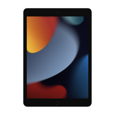 Apple iPad 9th Gen space gray front view