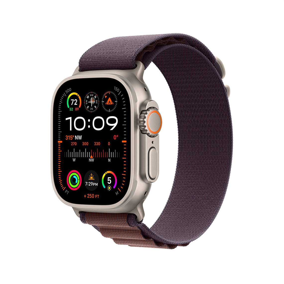 Apple Watch Ultra 2 49mm GPS + Cellular - Titanium - Medium Indigo Alpine Loop, Grade B
