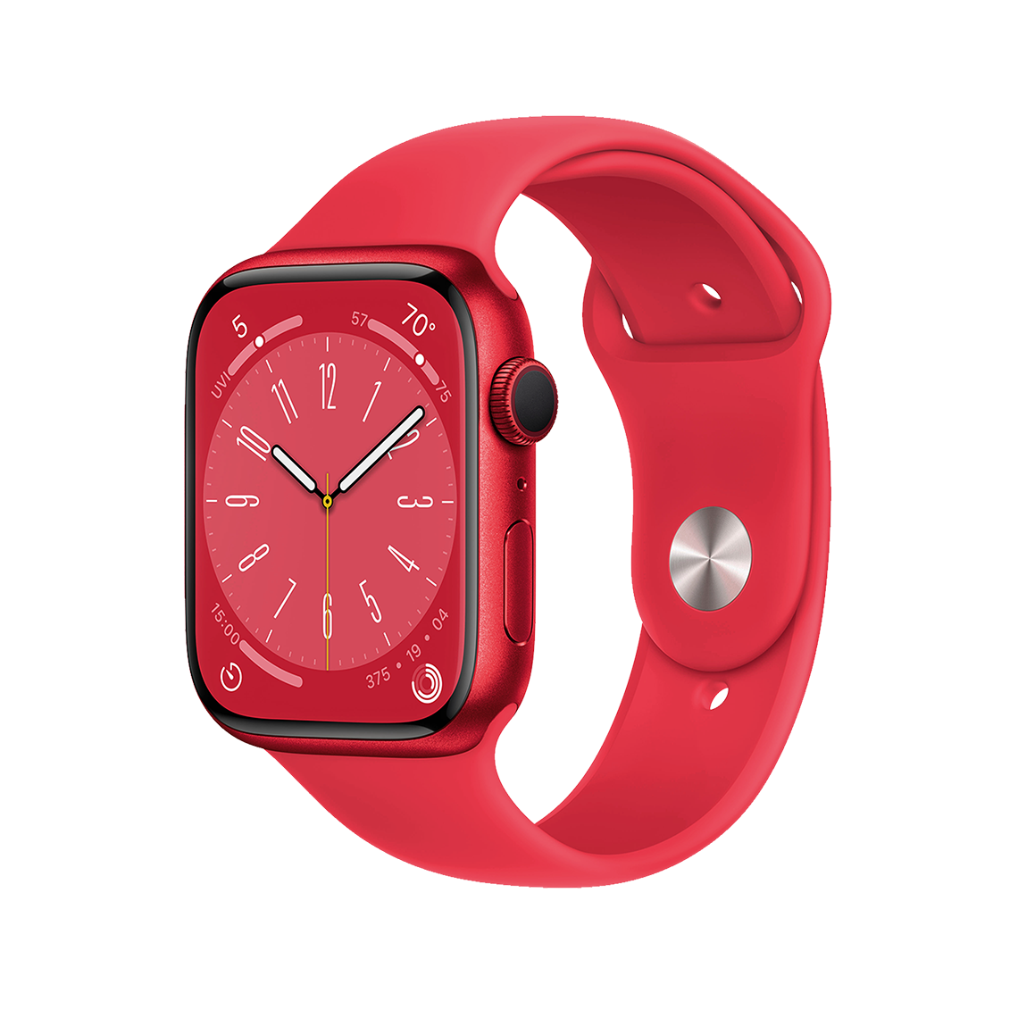 Apple Watch Series 8 41mm GPS - Product Red w/ S/M Red Sports Band, Open Box