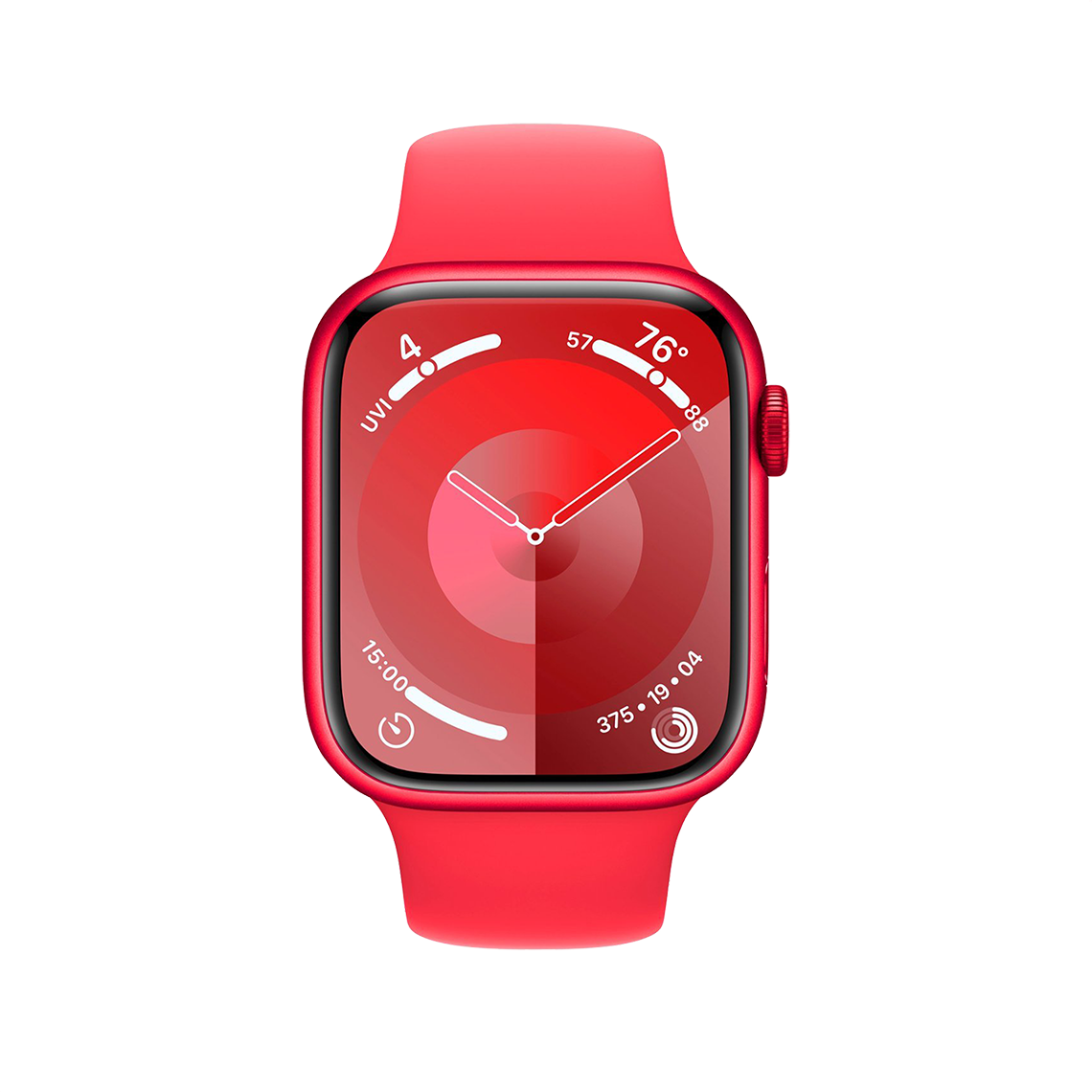 Apple Watch Series 9 41mm GPS - Product Red w/ S/M Red Sports Band, Grade A