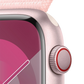 Apple Watch Series 9 41mm GPS + Cellular - Pink w/ Light Pink Sport Loop, Grade A