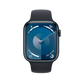 Apple Watch Series 9 45mm GPS + Cellular - Midnight w/ S/M Midnight Sports Band, Grade A