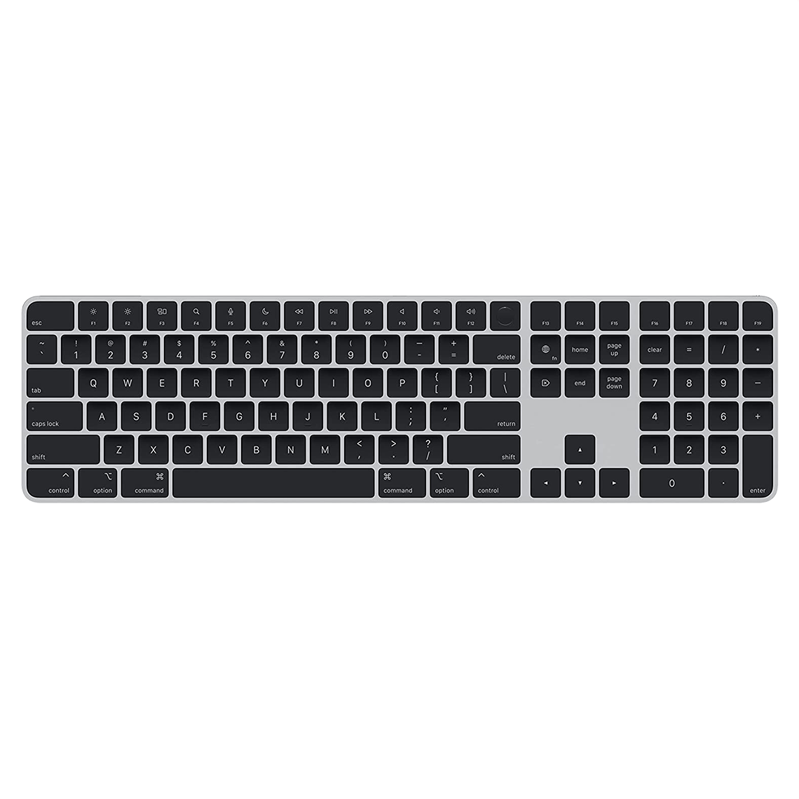 Apple Wireless Magic Keyboard with Touch ID and Numeric Keypad - Black